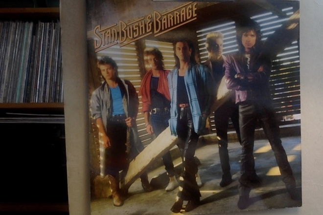 STAN  BUSH  &  BARRAGE  :::  VINYYLI   ALBUM  LP    1987  !!