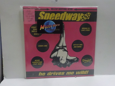 SPEEDWAY- HE DRIVES ME WILD EX+/EX+ 10"