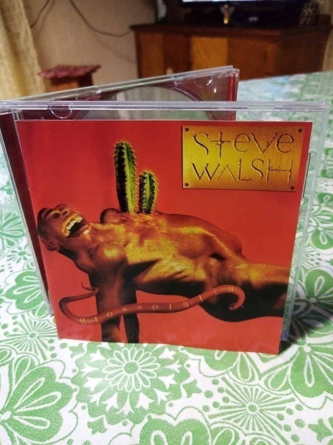 CD : STEVE WALSH  :  GLOSSOLALIA ( SIS POSTIKULU  )