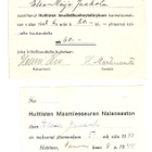 Huittinen, 2 kpl. virkakortti ja 2 kpl. jäsen-kannatus. - pikkukuva 3