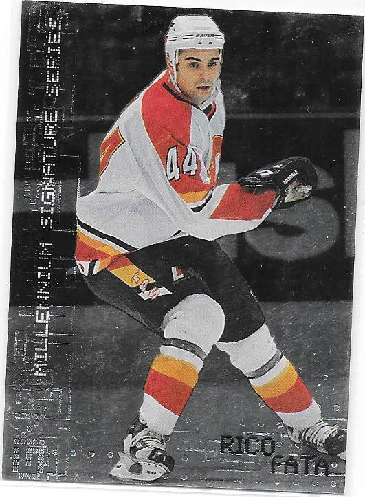 1999-00 BAP Millenium #46 Rico Fata Calgary Flames ex- HIFK