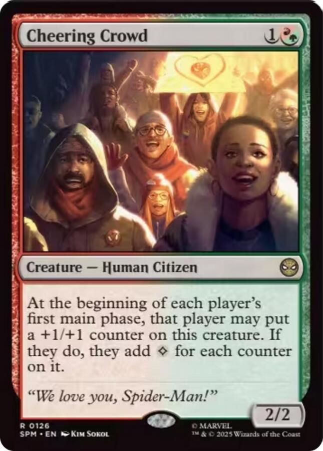 MtG Marvel's Spider-Man #126: Cheering Crowd