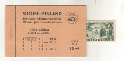 1938 posti 300 vuotta vihko todella hyväkuntoisena