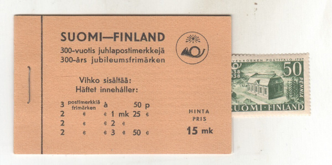 1938 posti 300 vuotta vihko todella hyväkuntoisena