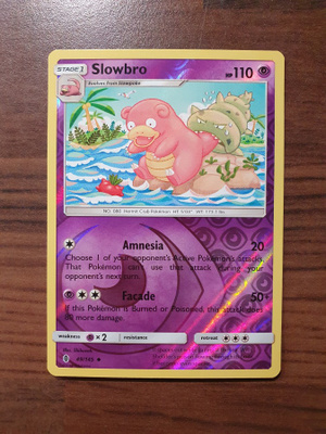 Pokemon Slowbro 49/145 Reverse holo
