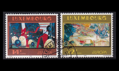 Luxemburg 1318-9 o Europa nykytaide (1993)