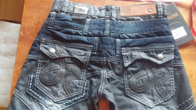 uudet! Famous DENIM housut W30", L31"