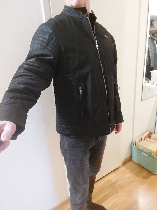 Nahkatakki Prätkätakki miesten XXL