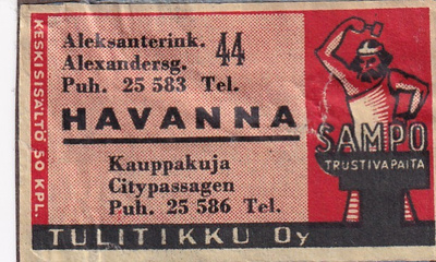 HAVANNA, Aleksanterink. 44, Kauppakuja   s1