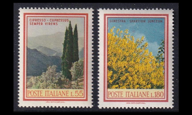 Italia 1292-3 ** Kukkia ja kasveja (1968)