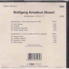 Mozart - Symphonies n. 40 et n. 41 - CD - pikkukuva 2