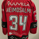 Aleksi Heimosalmi #34 Porin Ässät game worn - pikkukuva 1