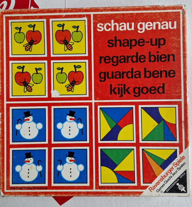 Muistipeli / Lottopeli vintage. Ravensburger