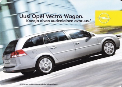 Opel Vectra Wagon -esite, 2003