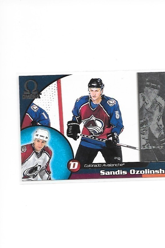 1998-99 Pacific Omega #63 Sandis Ozolinsh Colorado Avalanche