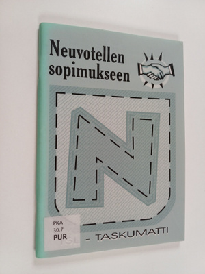 Ulla Puro : Neuvotellen sopimukseen