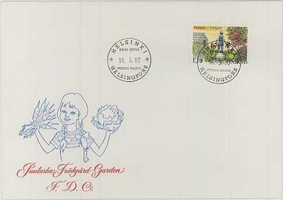1982 puutarha FDC