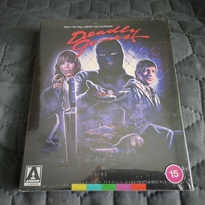Deadly Games slipcase Blu-ray **muoveissa**
