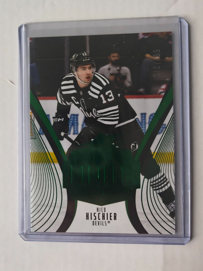 Nico Hischier 2025-26 SPx Finite Emerald Green /199