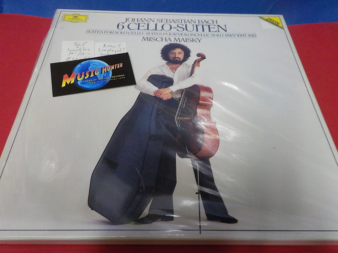 MISCHA MAISKY - BACH 6 CELLO-SUITEN M-/M- 3LP BOKSI
