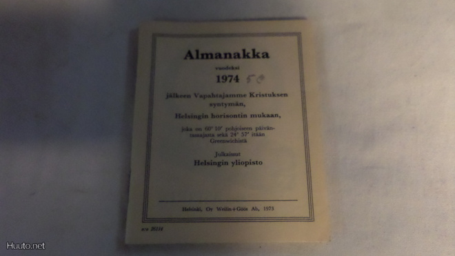 huuda syntymavuotesi almanakka 1974