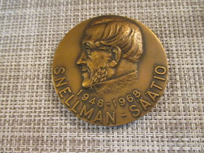 Snellman -Säätiö mitali 1948-1968 /L.Leppänen