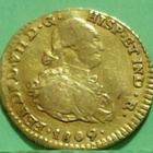 Kolumbia, 1 Escudo 1809 Fernando VII 3,21 g - pikkukuva 1
