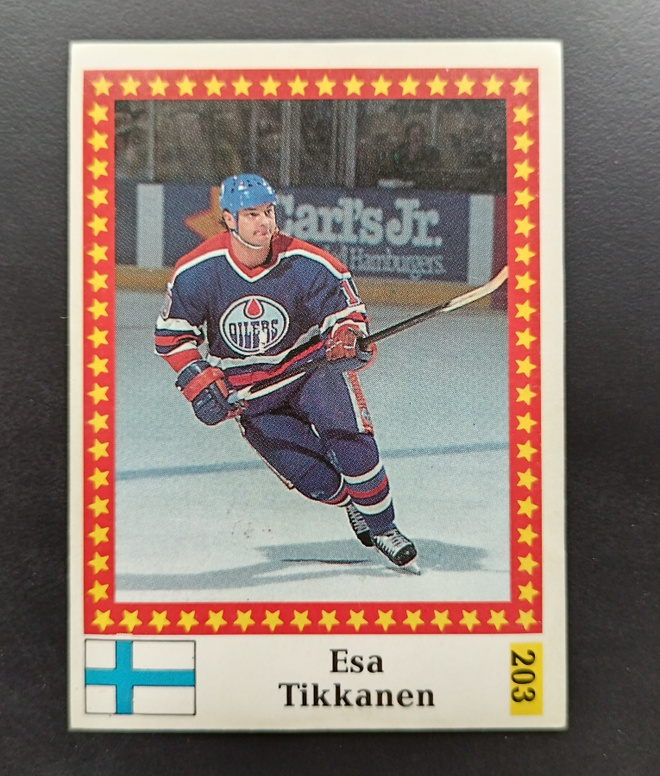 1991 Semic Mmm Marabou #203 Esa Tikkanen