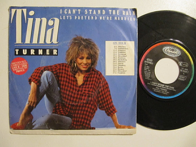 Tina Turner I Can't Stand The Rain 7" sinkku