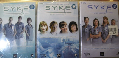 SYKE KAUDET 1-3 DVD