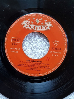 Peter Kraus – Alle Lieben Peter 7" ep 1959