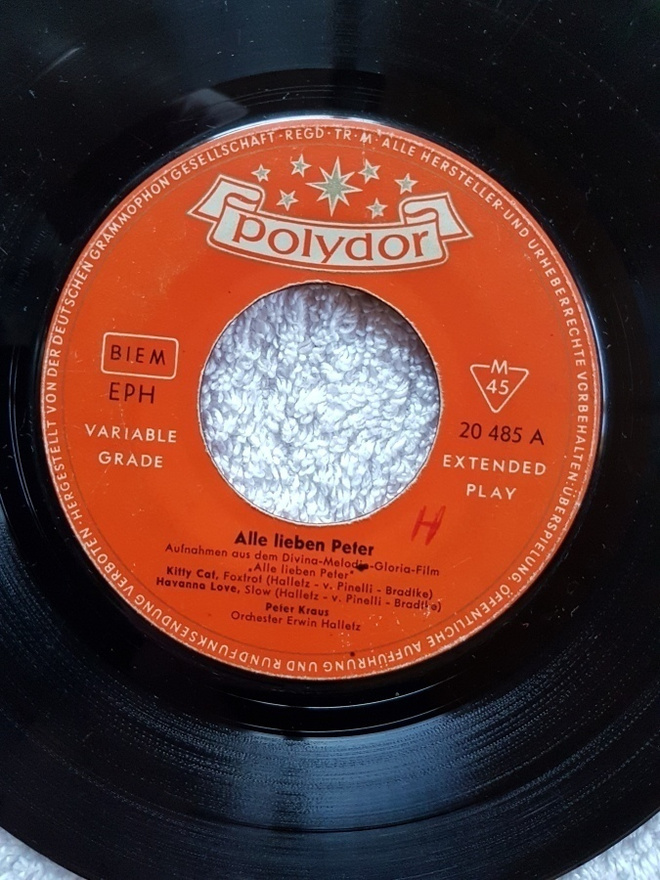 Peter Kraus  – Alle Lieben Peter 7" ep 1959