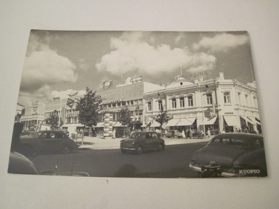 VANHA Postikortti Kuopio 1950-l Alkup.Mallikappale