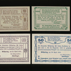 Itävalta Notgeld 10, 20, 25, 50 Heller, Wilhering 1920 - pikkukuva 2
