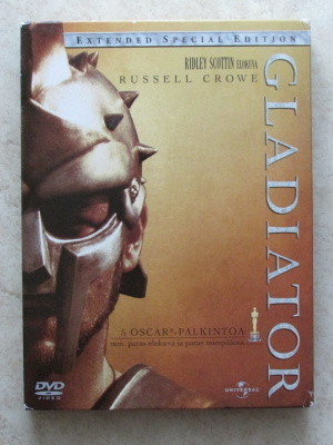 Gladiaattori, 3 x DVD. Extended special edition