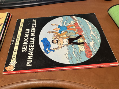TINTIN SEIKKAILUT 1 SEIKKAILU PUNAISELLA MERELLÄ HYVÄ
