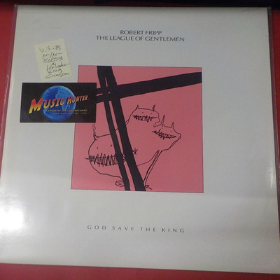 ROBERT FRIPP - GOD SAVE THE KING M-/M- LP US 85 PRESS