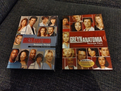 Greyn anatomia kaudet 3 ja 4 DVD