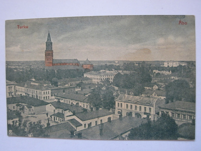 VANHA Postikortti Turku 1900-l