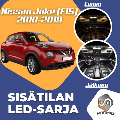 Nissan Juke (F15) Sisätilan LED-sarja 10-osainen