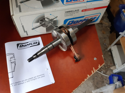 kampiakseli Doppler S1R, Minarelli pystysylinterillä