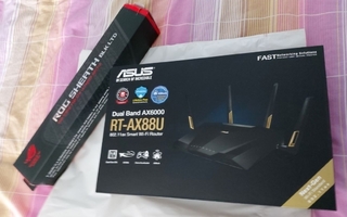 ASUS RT-AX88U - käyttämätön reititin.Lähes uusi.