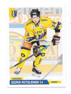 2019-20 Cardset #47 Jesper Piitulainen  Jukurit