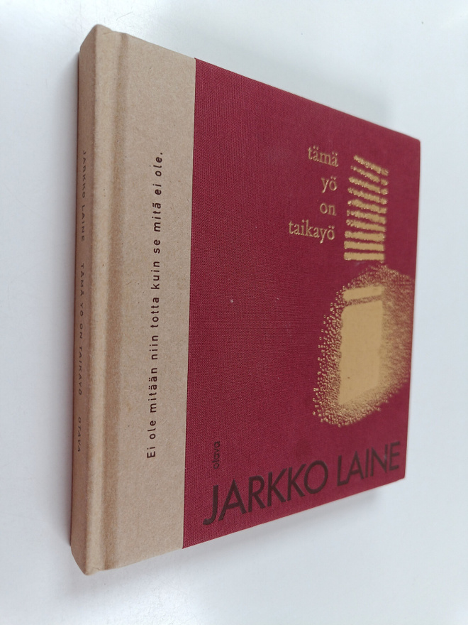 Jarkko Laine : Tämä yö on taikayö : runoja