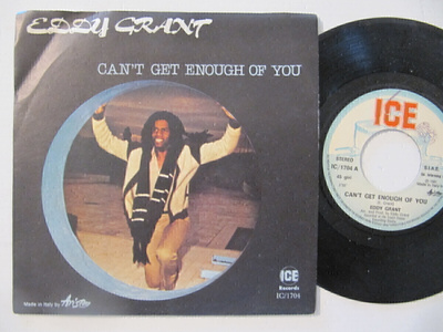 Eddy Grant Can't Get Enough Of You 7" sinkku