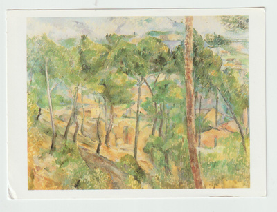 Paul Cezanne : Landscape at l`Estaque