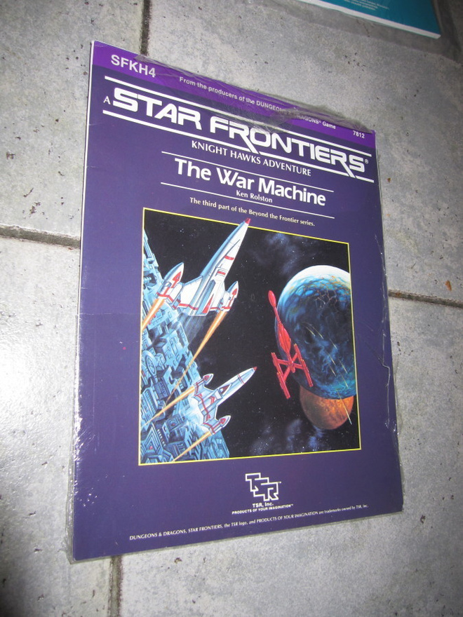 Star Frontiers - The War Machine RPG moduli SFKH4 (TSR 1985)