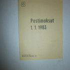 Postimaksut 1.1.1983 -esite - pikkukuva 1