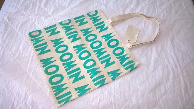 Moomin / Muumi logokassi - beige / turkoosi