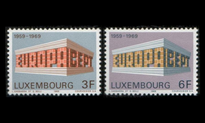 Luxemburg 788-9 ** Europa (1969)